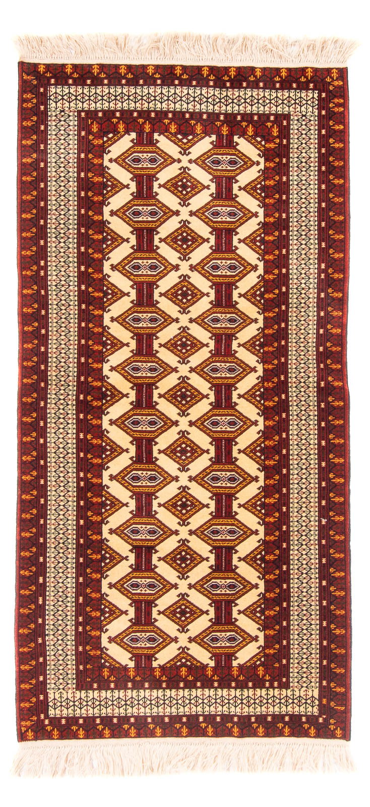Tappeto corsia Tappeto Turkaman - 176 x 85 cm - beige