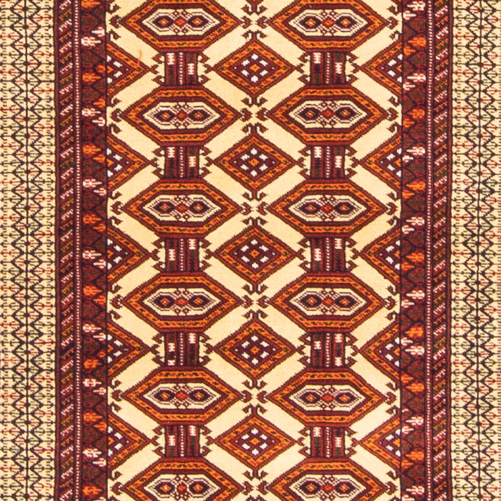 Tappeto corsia Tappeto Turkaman - 185 x 85 cm - beige