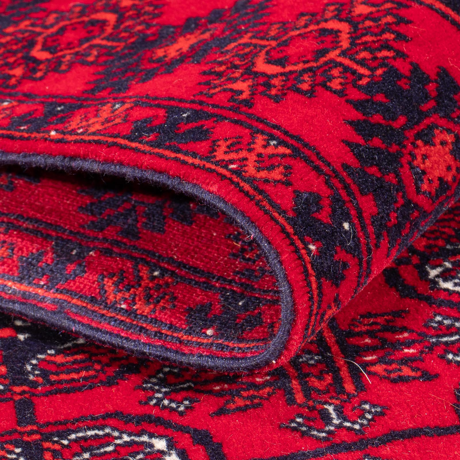 Tappeto corsia Tappeto afgano - 258 x 85 cm - rosso