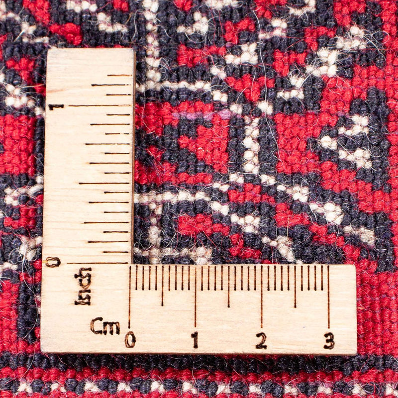 Tappeto corsia Tappeto afgano - Bukhara - 380 x 90 cm - rosso