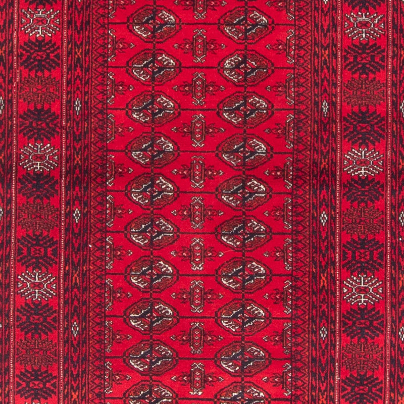 Tappeto corsia Tappeto afgano - Bukhara - 377 x 90 cm - rosso