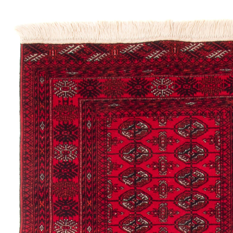 Tappeto corsia Tappeto afgano - Bukhara - 377 x 90 cm - rosso