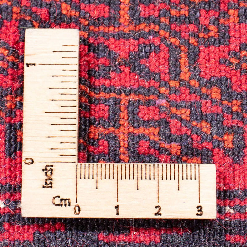 Tappeto corsia Tappeto afgano - Bukhara - 377 x 90 cm - rosso