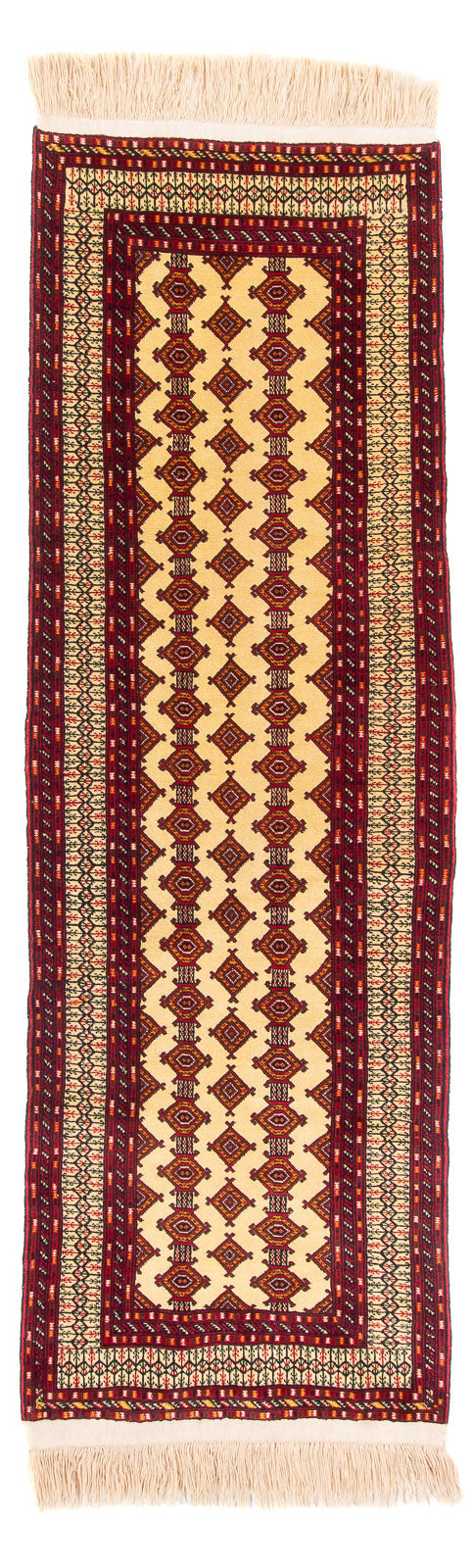 Tappeto corsia Tappeto Turkaman - 305 x 85 cm - beige