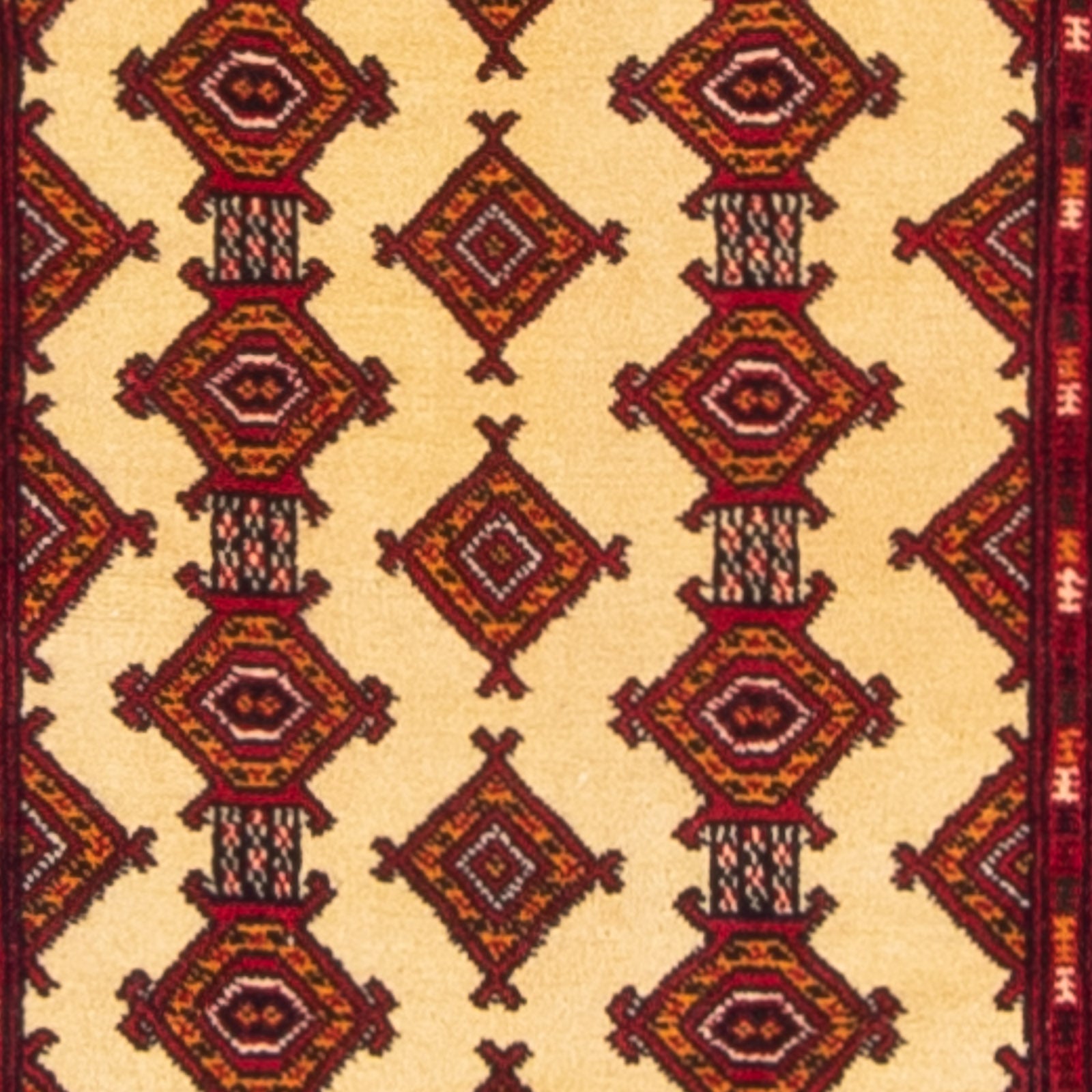 Tappeto corsia Tappeto Turkaman - 305 x 85 cm - beige