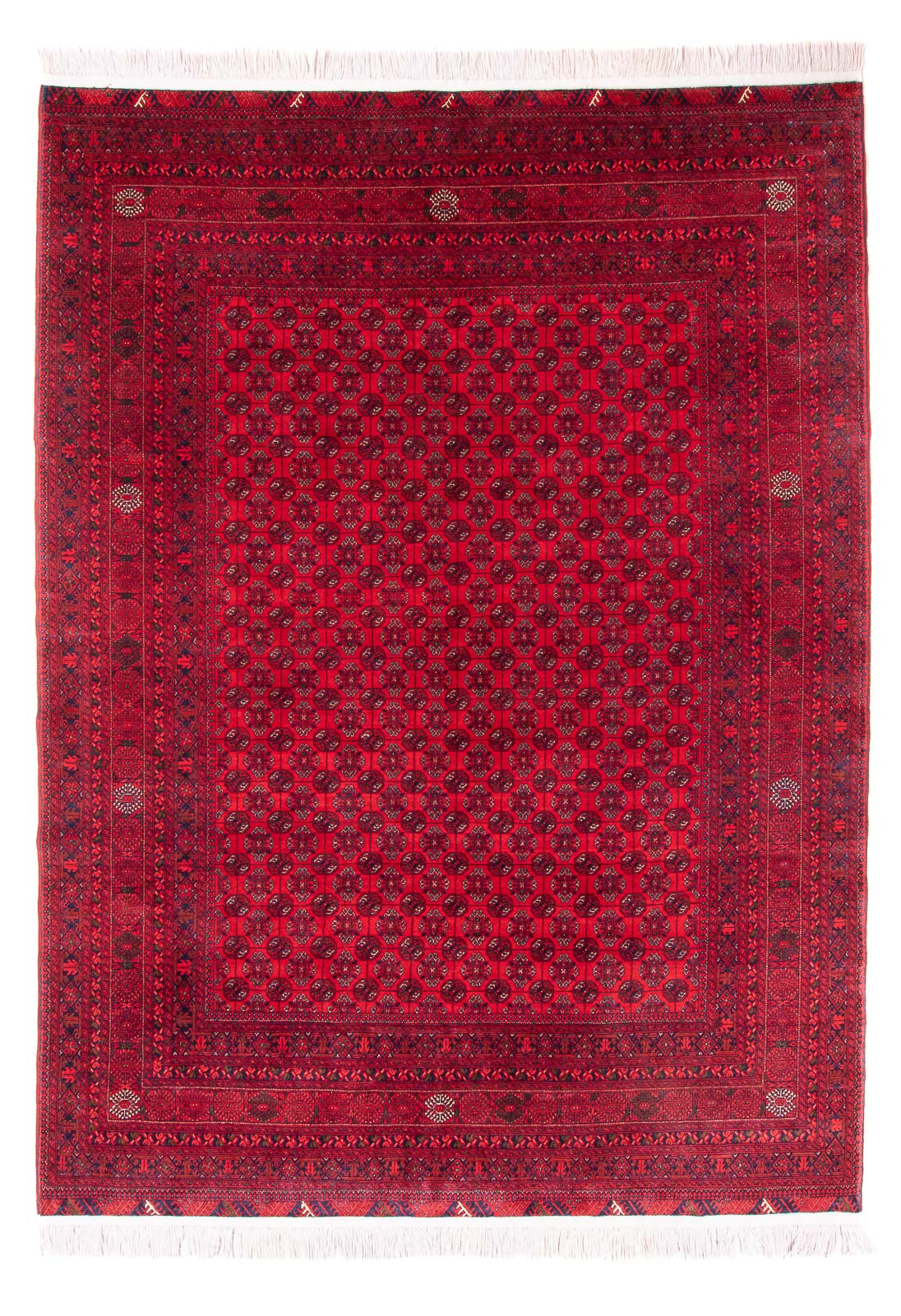Tappeto afgano - Bukhara - 290 x 196 cm - rosso