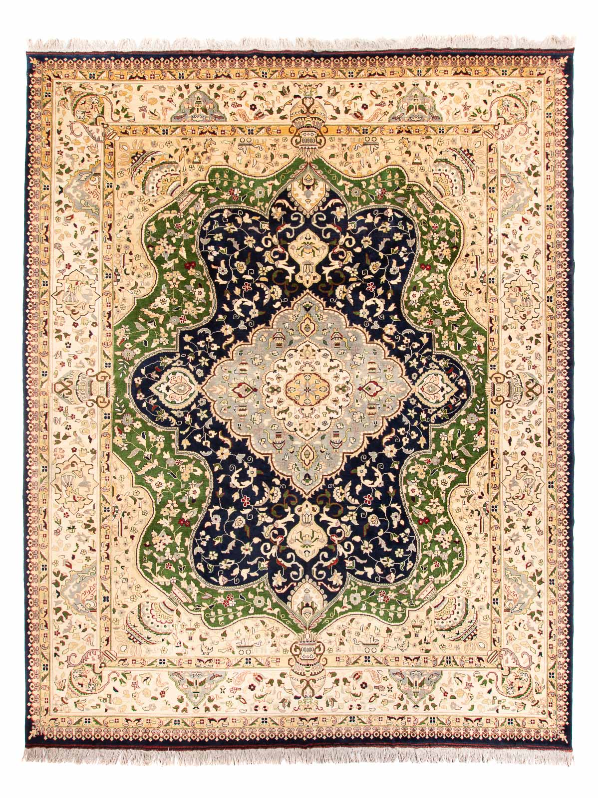 Tappeto afgano - 389 x 296 cm - blu scuro