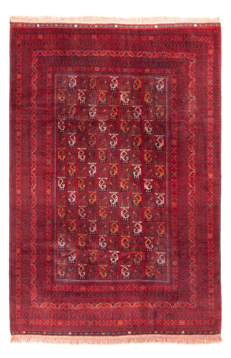 Tappeto afgano - 293 x 202 cm - rosso