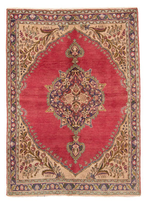 Tappeto Persero - Tabriz - 203 x 145 cm - rosso