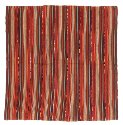 Tappeto Kelim - Vecchio quadrato  - 182 x 180 cm - multicolore