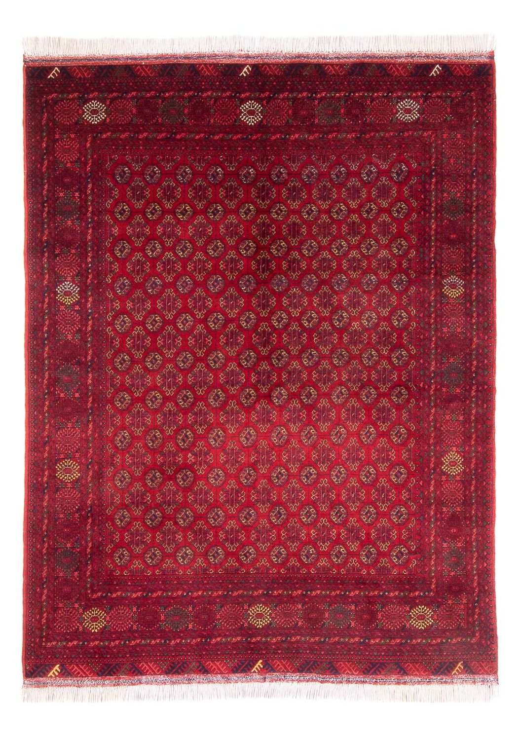 Tappeto afgano - 193 x 148 cm - rosso
