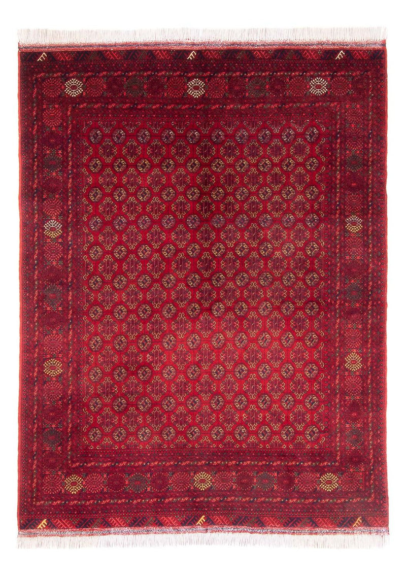 Tappeto afgano - 193 x 148 cm - rosso
