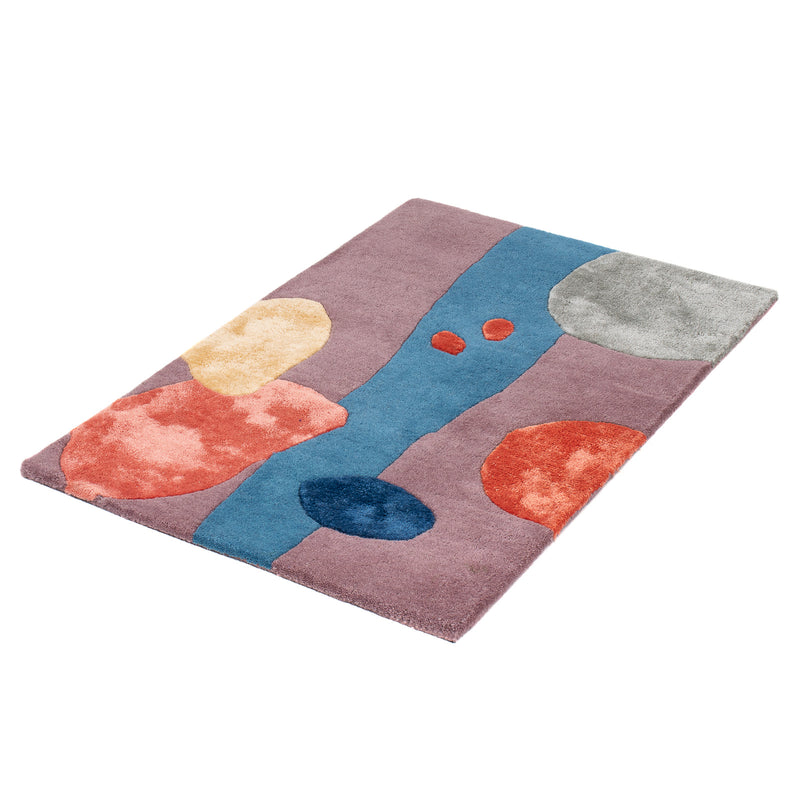 Tappeto di design - 90 x 60 cm - multicolore