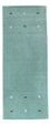Tappeto corsia Tappeto Gabbeh - Softy - 200 x 75 cm - blu chiaro