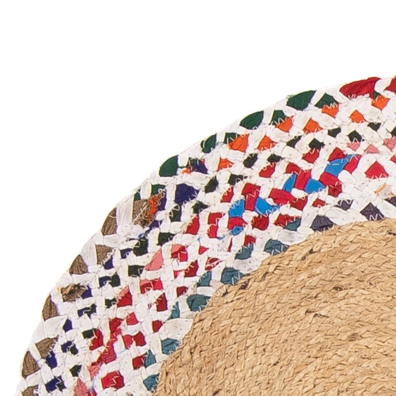 Tappeto Sisal rotondo  - 60 x 60 cm - multicolore