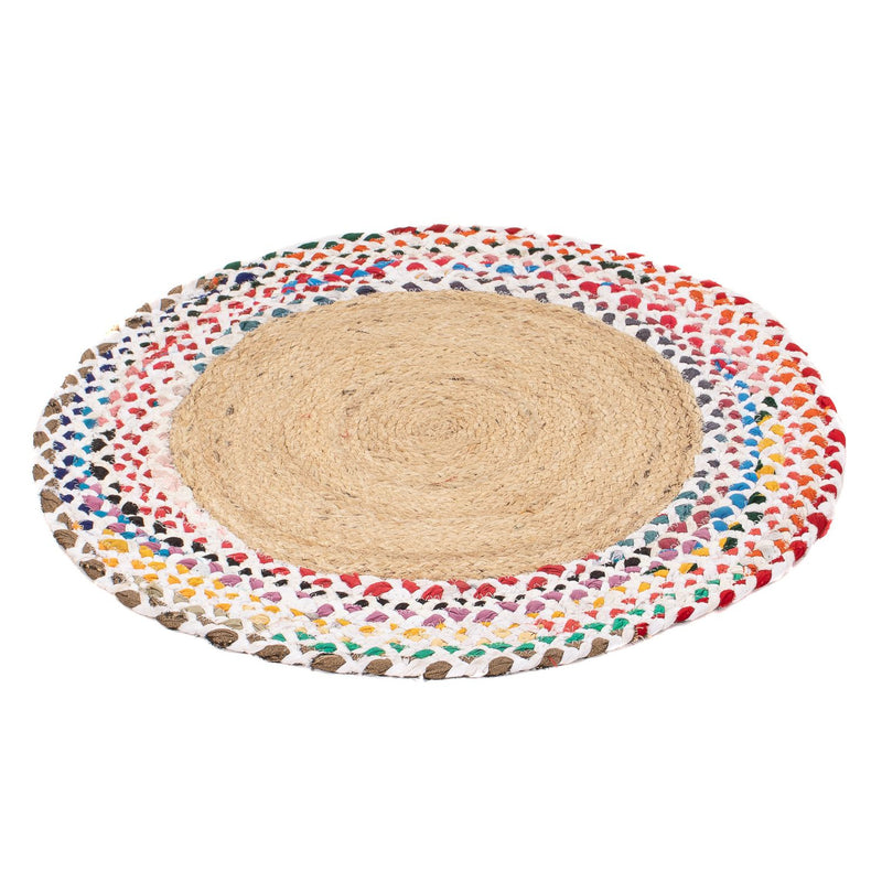 Tappeto Sisal rotondo  - 60 x 60 cm - multicolore