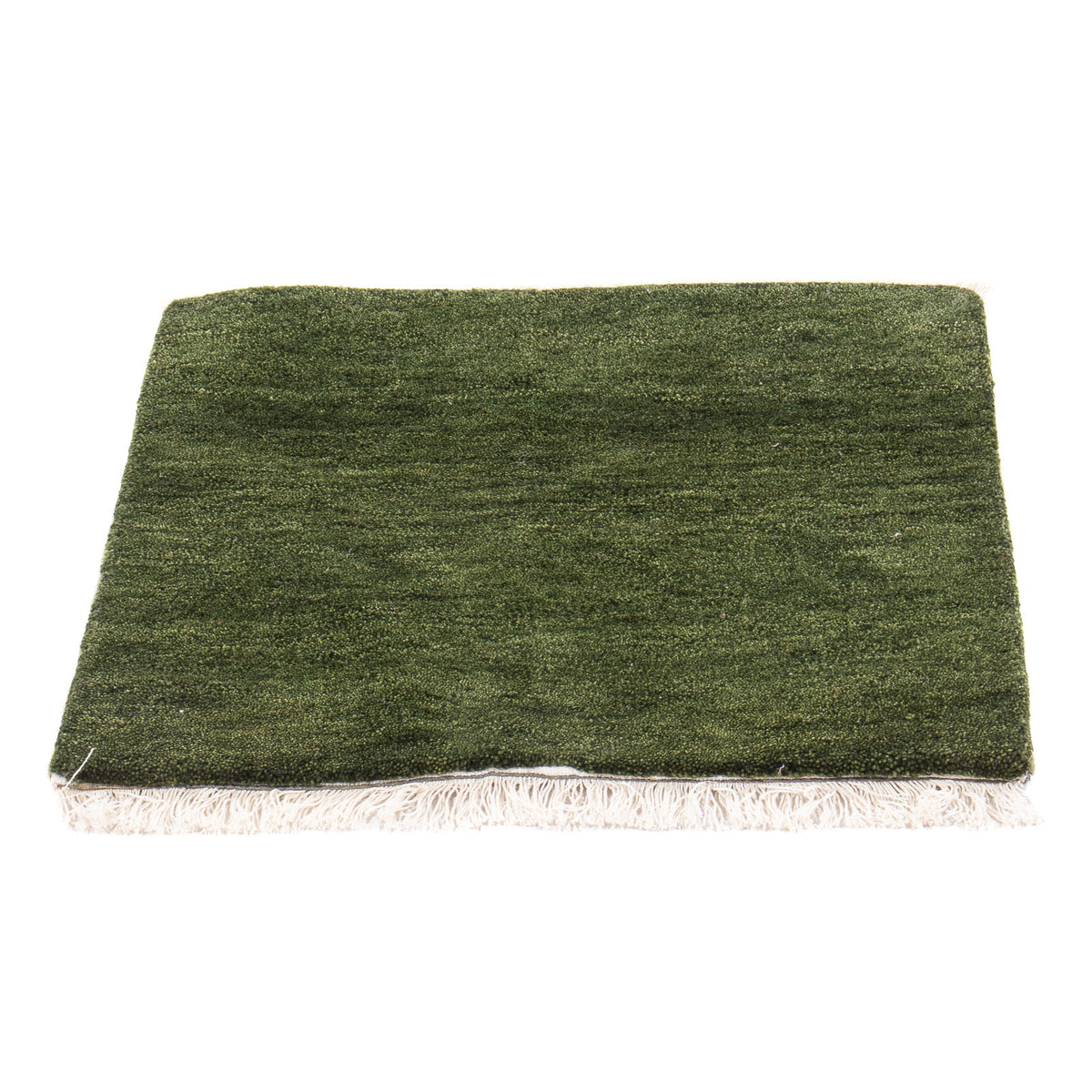 Tappeto Gabbeh - Indus quadrato  - 54 x 51 cm - verde