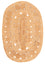 Tappeto Sisal ovale  - 91 x 61 cm - naturale