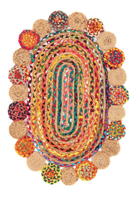 Tappeto in juta - 200 x 140 cm - naturale