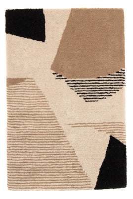 Tappeto di lana - 90 x 60 cm - beige