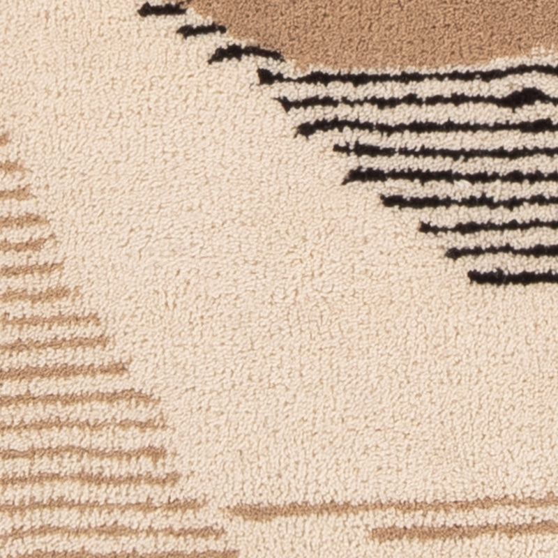 Tappeto di lana - 90 x 60 cm - beige