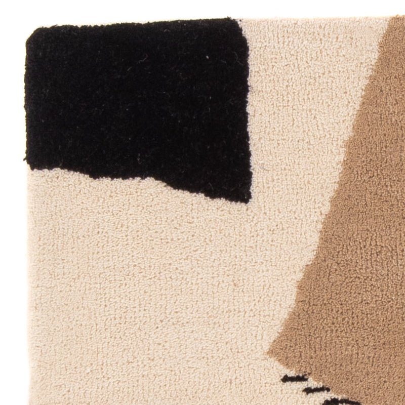 Tappeto di lana - 90 x 60 cm - beige