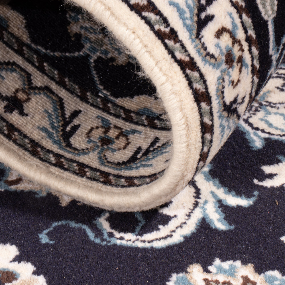 Tappeto Persero - Nain - 130 x 70 cm - blu scuro