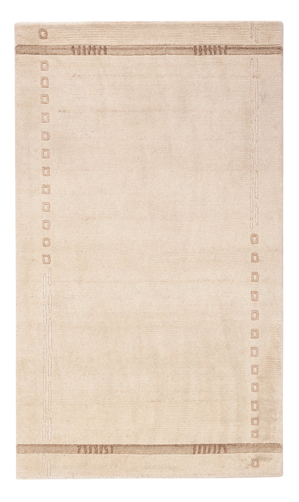Tappeto corsia Tappeto Nepal - 155 x 91 cm - crema