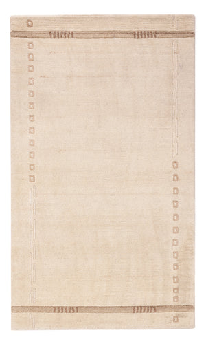 Tappeto corsia Tappeto Nepal - 155 x 91 cm - crema