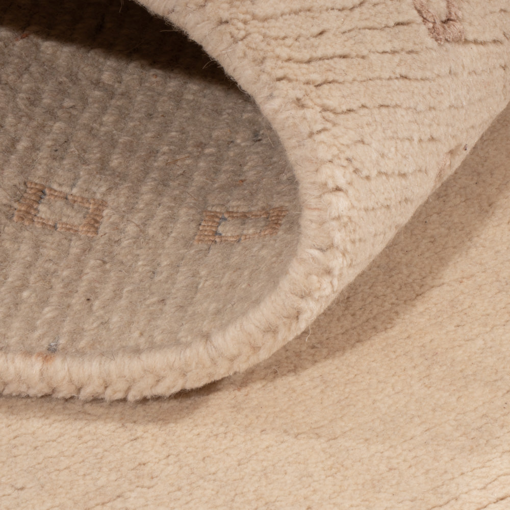 Tappeto corsia Tappeto Nepal - 155 x 91 cm - crema