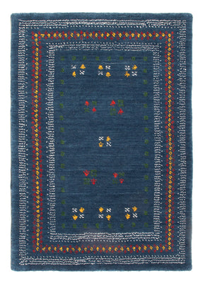 Tappeto Gabbeh - Loribaft Softy - 90 x 60 cm - blu