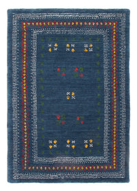 Tappeto Gabbeh - Loribaft Softy - 90 x 60 cm - blu