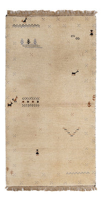 Tappeto Gabbeh - Indus - 160 x 90 cm - beige