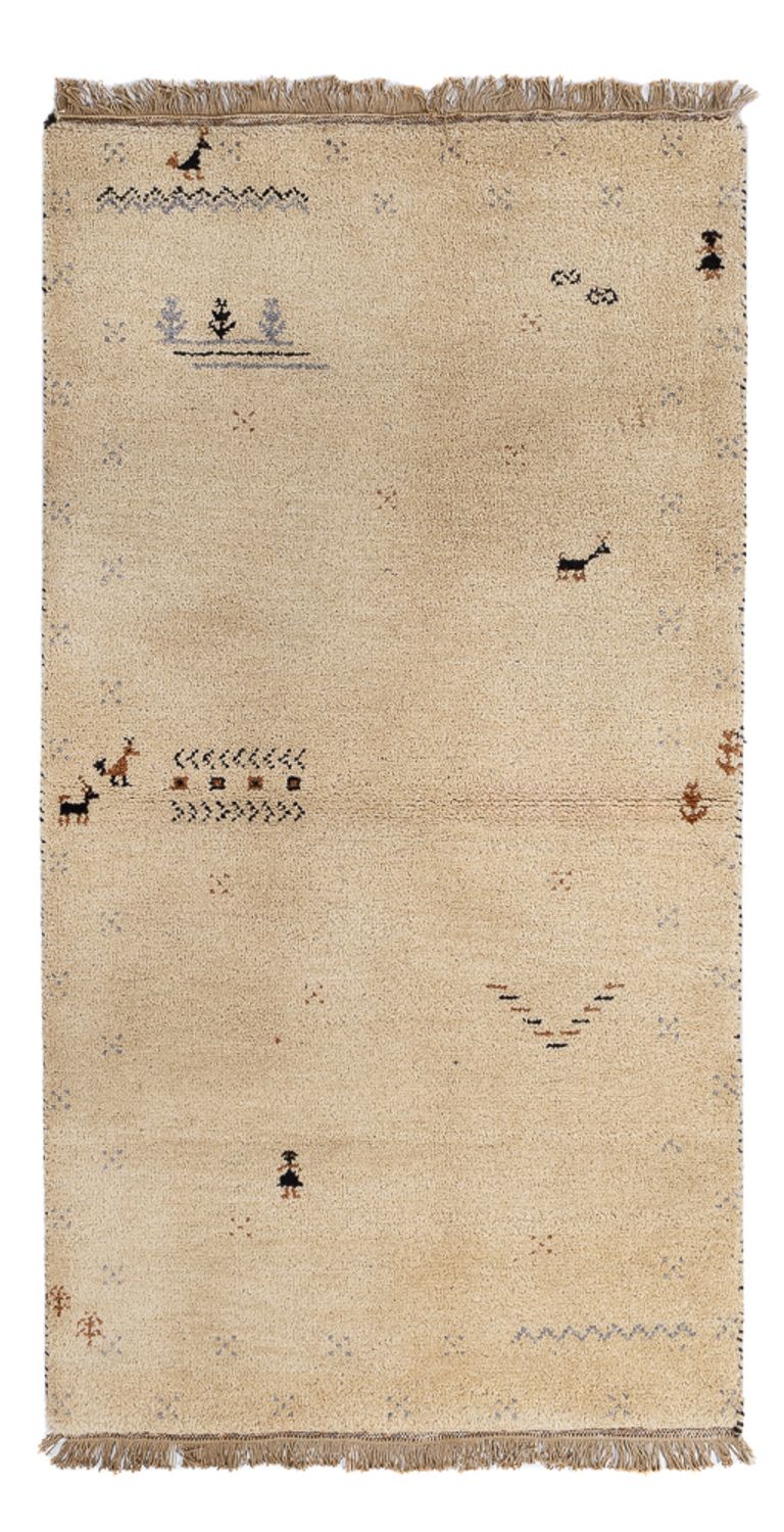 Tappeto Gabbeh - Indus - 160 x 90 cm - beige
