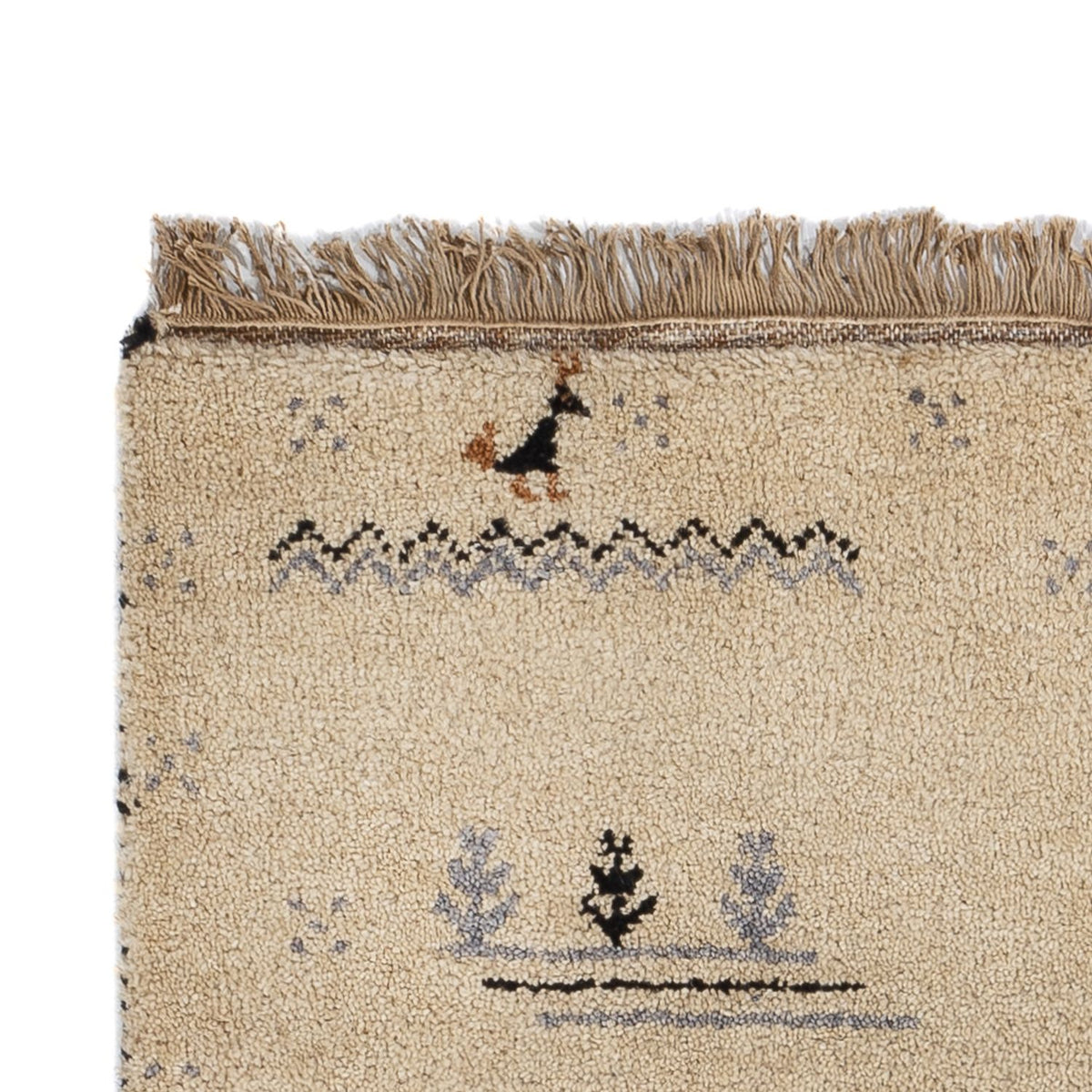 Tappeto Gabbeh - Indus - 160 x 90 cm - beige
