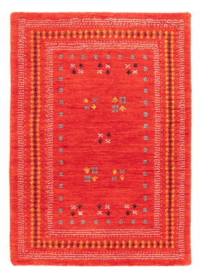 Tappeto Gabbeh - Loribaft Softy - 90 x 60 cm - rosso
