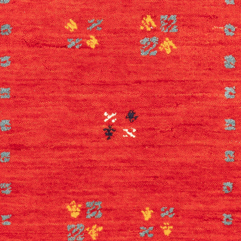 Tappeto Gabbeh - Loribaft Softy - 90 x 60 cm - rosso