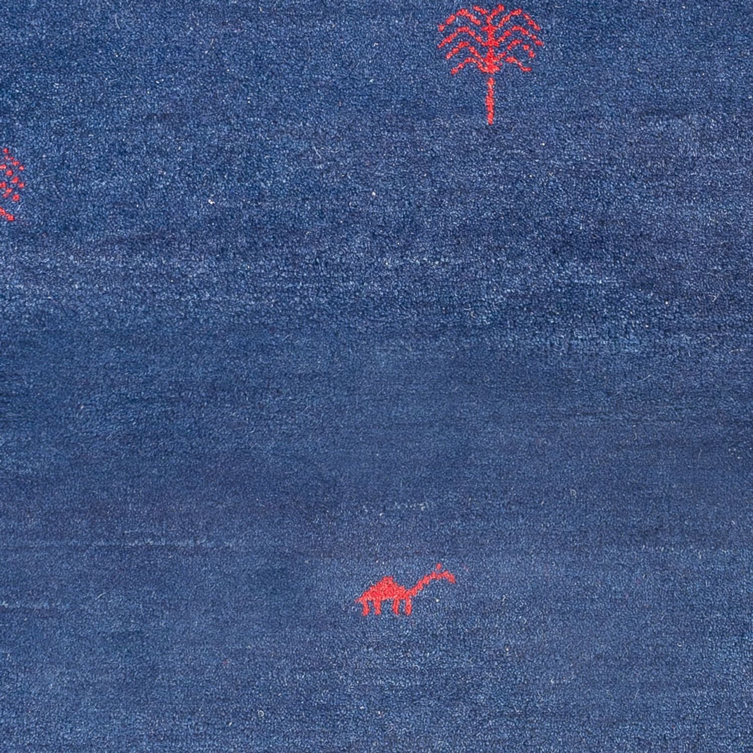 Tappeto Gabbeh - Indus - 180 x 120 cm - blu scuro
