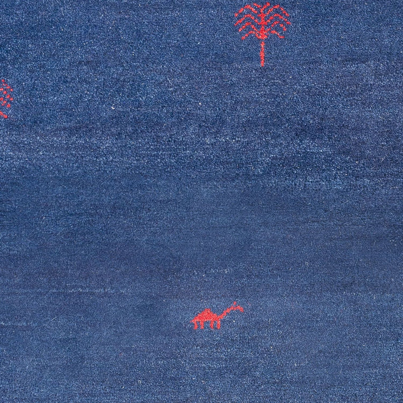 Tappeto Gabbeh - Indus - 180 x 120 cm - blu scuro