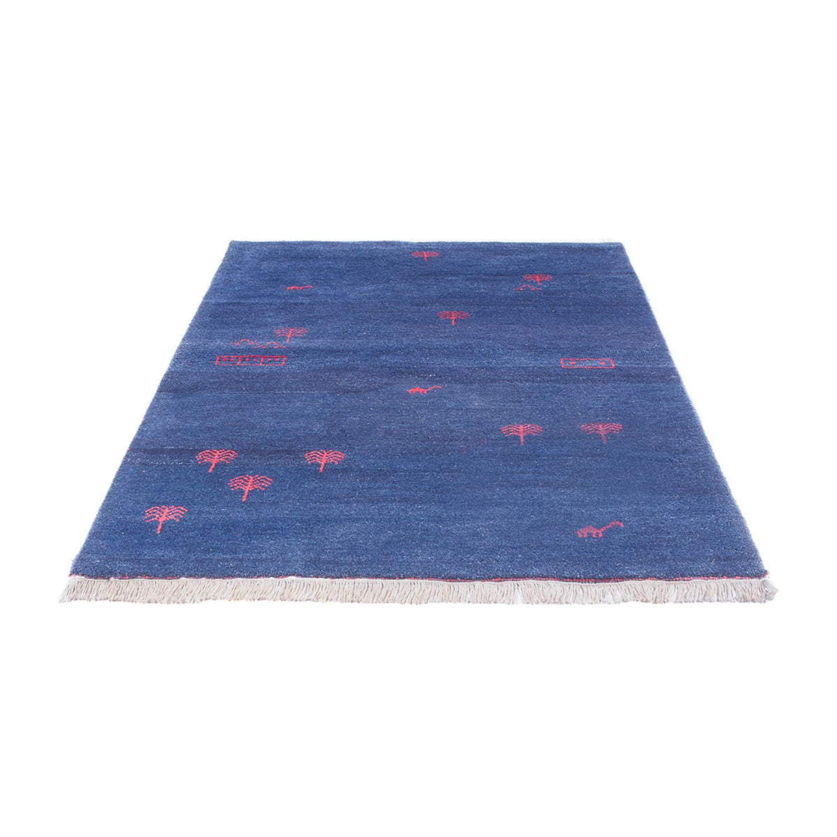 Tappeto Gabbeh - Indus - 180 x 120 cm - blu scuro
