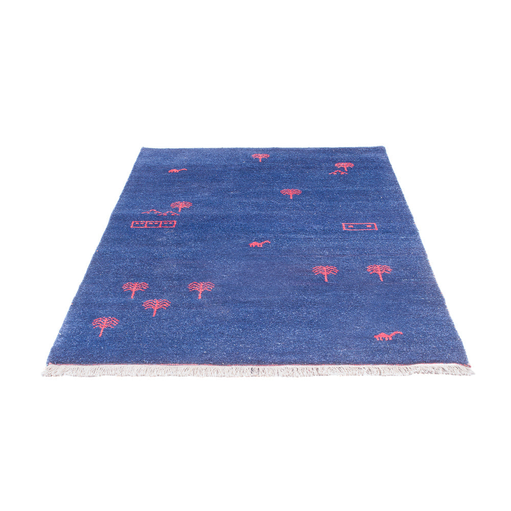 Tappeto Gabbeh - Indus - 180 x 120 cm - blu scuro