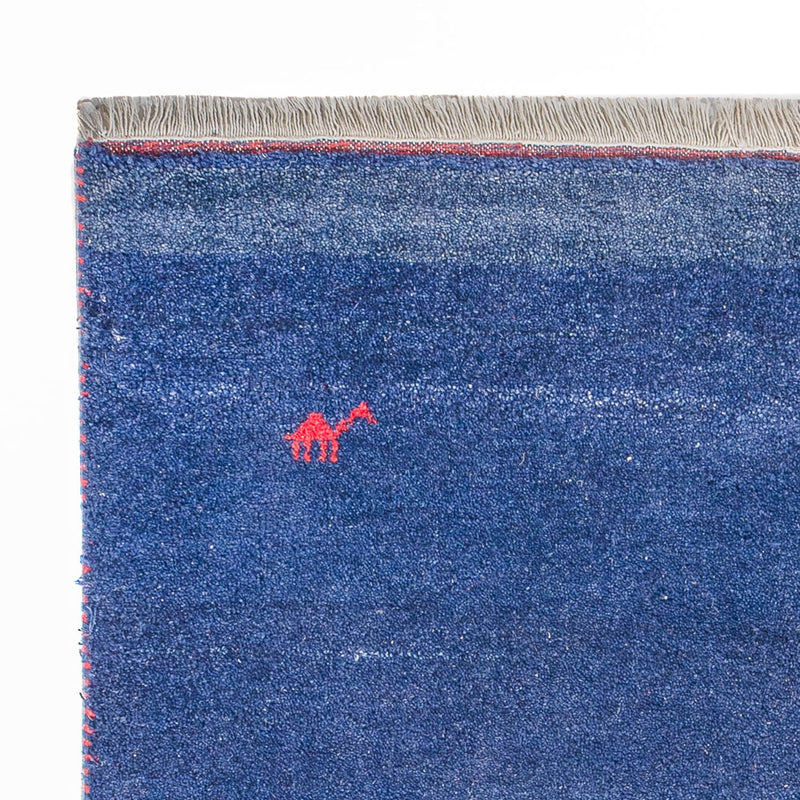Tappeto Gabbeh - Indus - 180 x 120 cm - blu scuro
