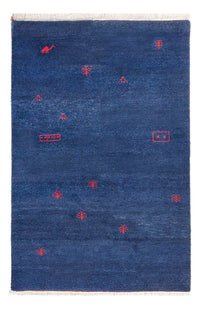 Tappeto Gabbeh - Indus - 180 x 120 cm - blu scuro