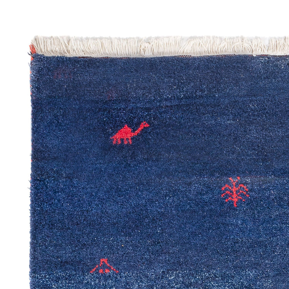 Tappeto Gabbeh - Indus - 180 x 120 cm - blu scuro