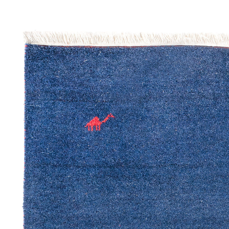 Tappeto Gabbeh - Indus - 180 x 120 cm - blu scuro