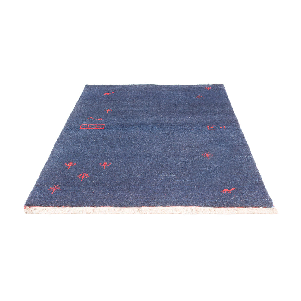 Tappeto Gabbeh - Indus - 180 x 120 cm - blu scuro