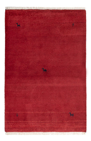 Tappeto Gabbeh - Indus - 180 x 120 cm - rosso bordeaux