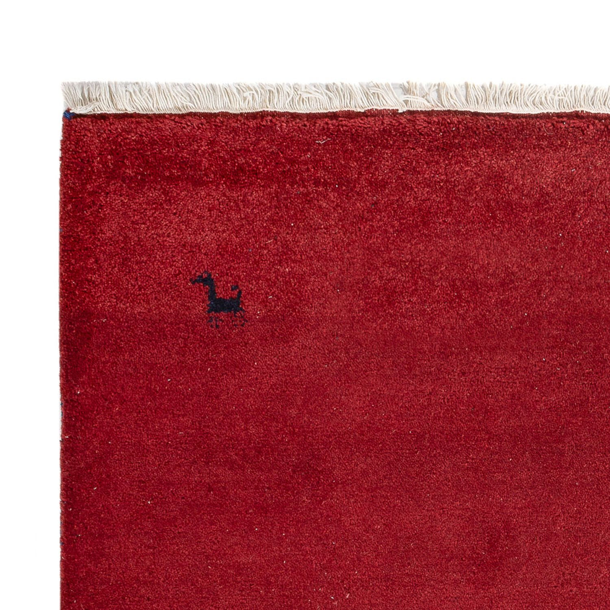 Tappeto Gabbeh - Indus - 180 x 120 cm - rosso bordeaux