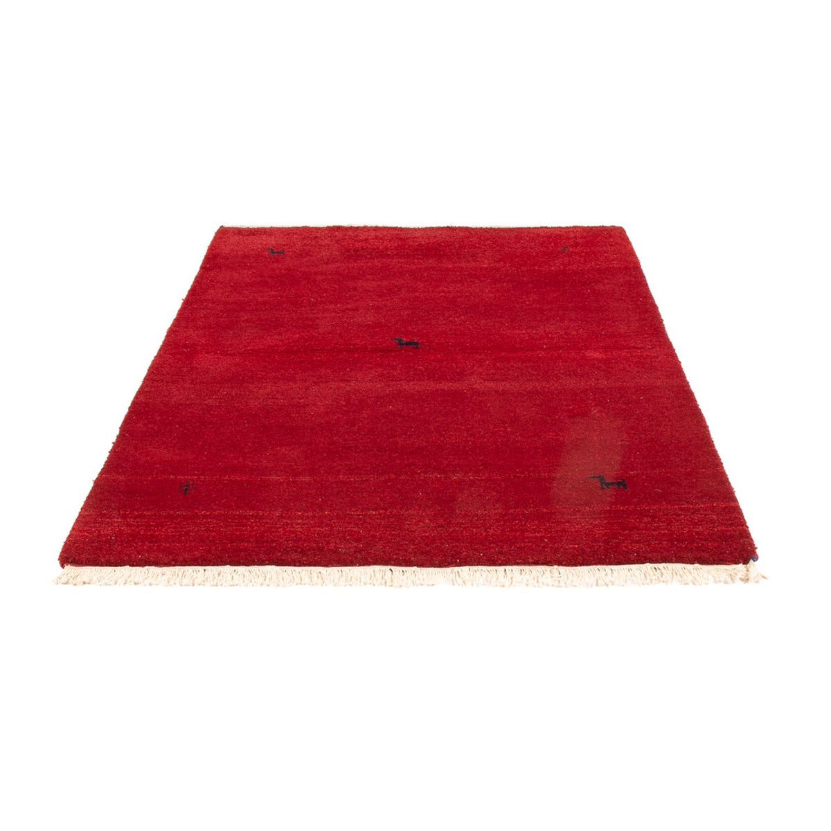 Tappeto Gabbeh - Indus - 180 x 120 cm - rosso bordeaux