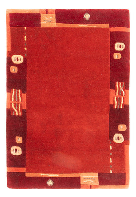 Tappeto Nepal - 90 x 60 cm - rosso